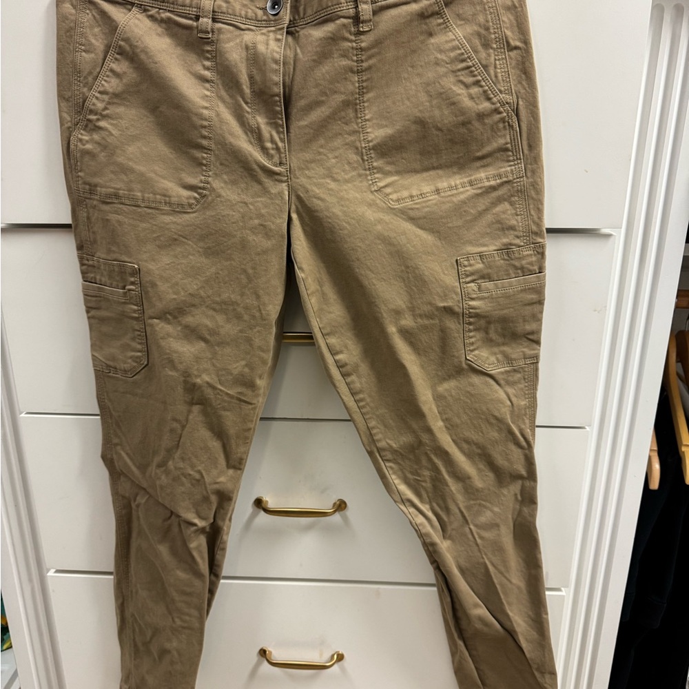 LOFT Tan Cargo Pants
